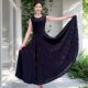 Dress Sleeveless ພາກຮຽນ spring ແລະ summer ແບບໃຫມ່ slimming dress ຍາວ