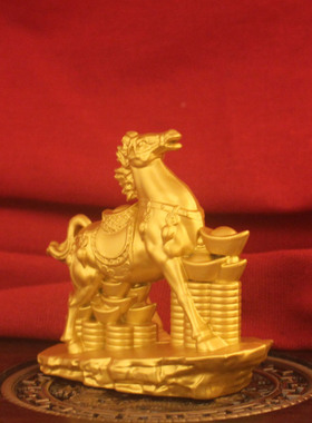 马上有钱摆件招财旺财