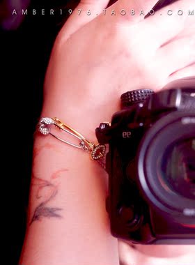 童话水晶钻镀金别针手链