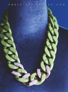 质感水晶钻度假风项链