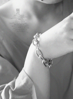 No.367 Pilgrim 合金镀纯银工业风朋克气质设计手链