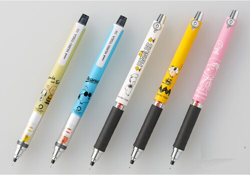 新限定日本UNI三菱M5-856PN/650DS自动铅笔迪士尼史努比Kuru Toga - 图1