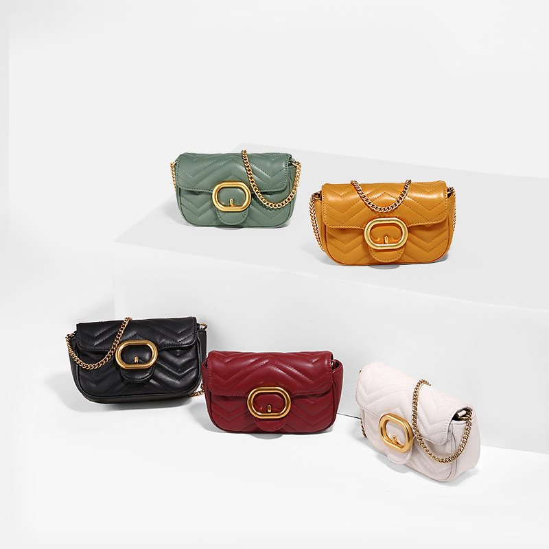 妙迪真皮2020新款潮迷你小ck链条包 mood女士包袋