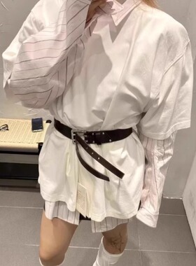 新款真皮女士腰带时尚百搭