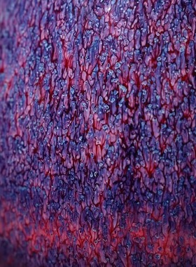 陶瓷家居摆件装饰品博古架玄关摆设花瓶复古中式钧瓷钧窑窑变手工