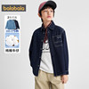 Balabala boys denim shirt pure cotton shirt autumn