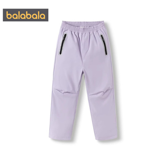 巴拉巴拉儿童羽绒裤户外运动裤子秋冬季男童女童亲子装一家三口潮