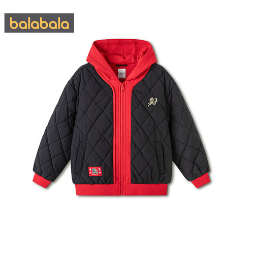 巴拉巴拉儿童棉服中大童宝宝棉衣外套冬装新款童装男童女童棒球服 - 图3