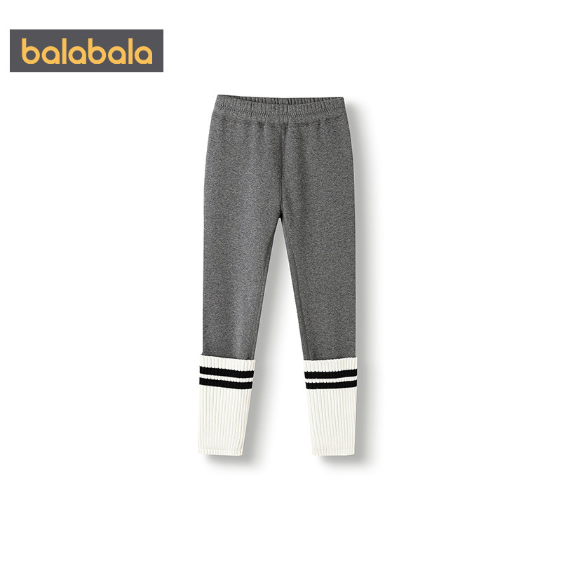 巴拉巴拉女童加绒打底裤中大童宝宝裤子冬装2025新款童装儿童长裤,淘宝优惠券,粉丝福利购,淘宝优惠卷