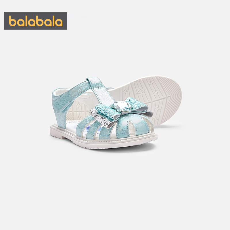 迪士尼IP巴拉巴拉女童凉鞋宝宝艾莎公主夏季新款童鞋儿童包头鞋子,淘宝优惠券,粉丝福利购,淘宝优惠卷