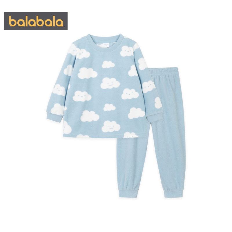 巴拉巴拉男童女童家居服套装小童宝宝保暖睡衣男孩秋冬季款儿童厚,淘宝优惠券,粉丝福利购,淘宝优惠卷