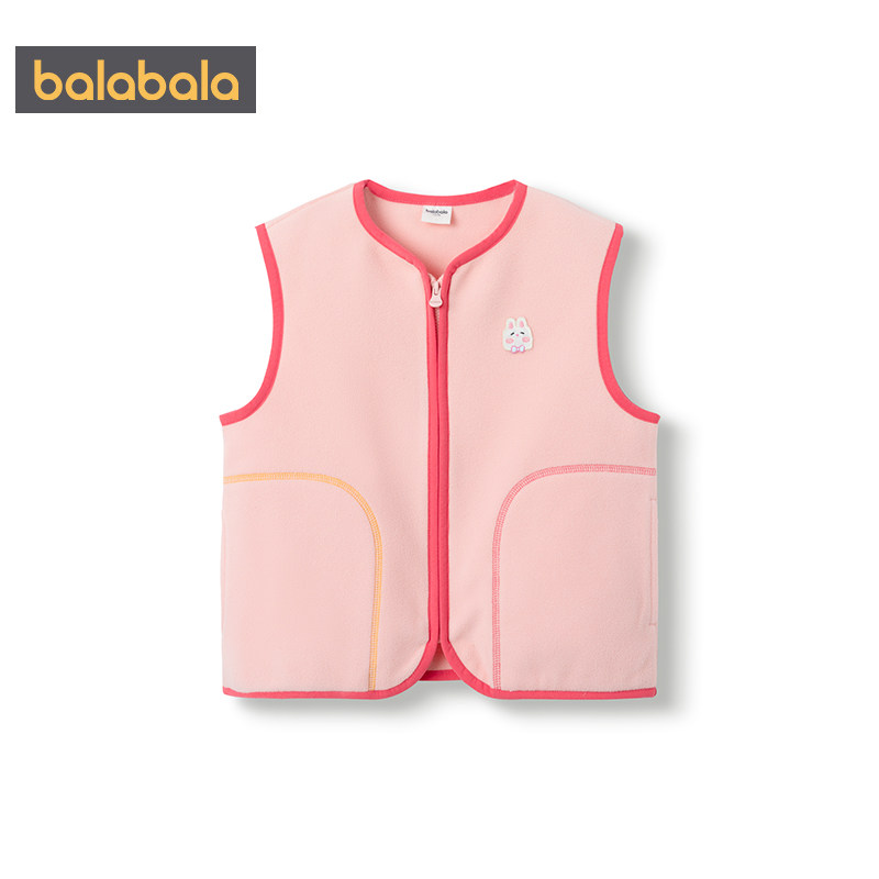 巴拉巴拉儿童马甲男童女童摇粒绒背心秋冬款童装宝宝外穿保暖坎肩,淘宝优惠券,粉丝福利购,淘宝优惠卷