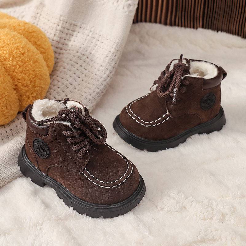 儿童雪地靴新款加厚女宝宝冬季棉鞋防水防滑棉靴男童加绒保暖童鞋,淘宝优惠券,粉丝福利购,淘宝优惠卷