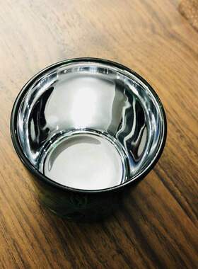 忠俊热带植物图案绿色烛杯自制
