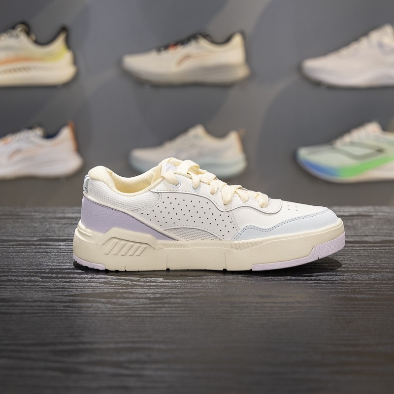 李宁COMMON 80S女子休闲鞋2025秋季新品耐磨防滑软弹板鞋AGCV208,淘宝优惠券,粉丝福利购,淘宝优惠卷