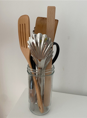 收纳餐具储物罐玻璃ins