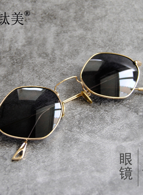 猫眼欧美浅色复古风街拍太阳镜