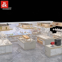 British Cafeteria Hotel Restaurant Mobile Buffitai Unit Canteen Insulation Dining Table Buffet Terrace Design