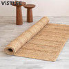 Natural jute hand-woven non-slip and wear-resistant stair step mat