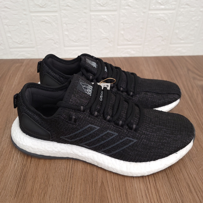 Adidas 阿迪达斯 Pure BOOST 男女缓震舒适透气运动跑步鞋 HP2622 - 图0