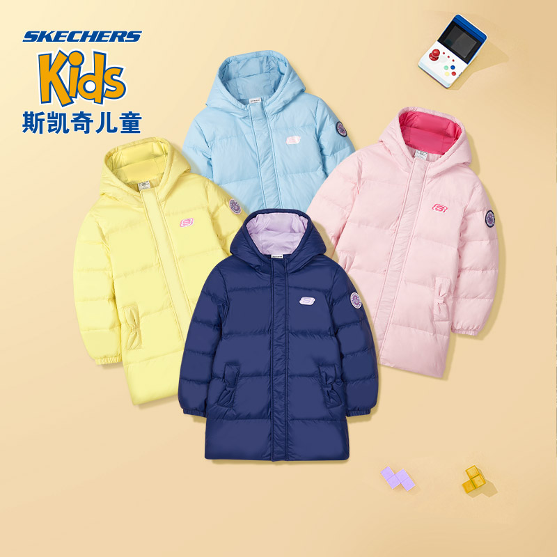 skechers童装儿童面包冬季羽绒服 skechers童鞋羽绒服