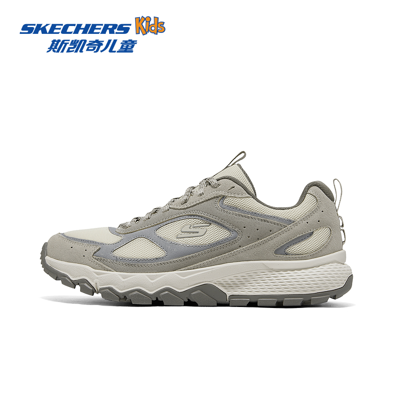 斯凯奇男士复古户外登山鞋徒步鞋舒适休闲轻质减震耐磨防滑耐磨 - 图0