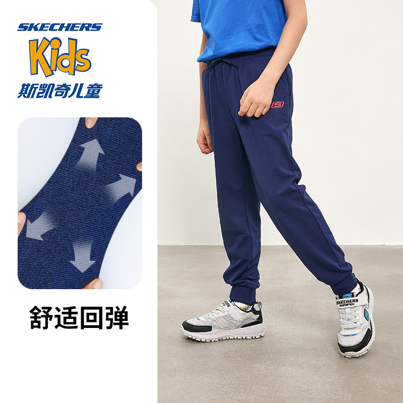 skechers童装男女春秋季大童童裤子 skechers童鞋裤子