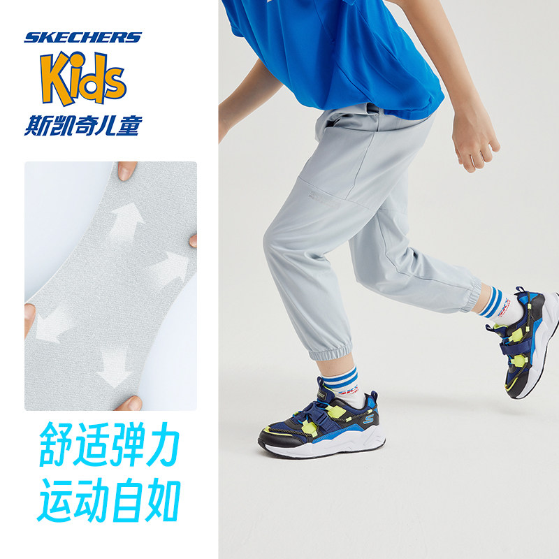 斯凯奇速干科技儿童防蚊裤子休闲裤 skechers童鞋裤子