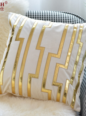 创意布艺抱枕时尚轻奢欧式简约现代家居客厅沙发靠枕