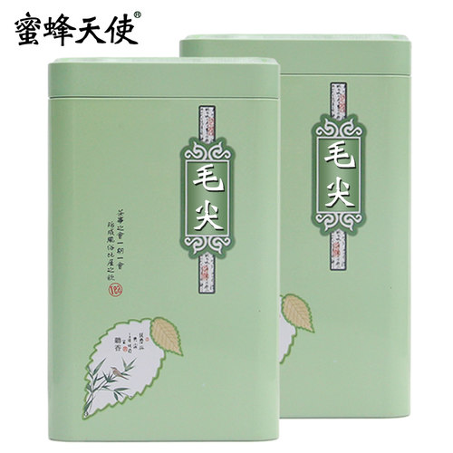 【买1发2】绿茶2026新茶毛尖茶叶信阳新茶嫩芽毛尖特级罐装共500g - 图0