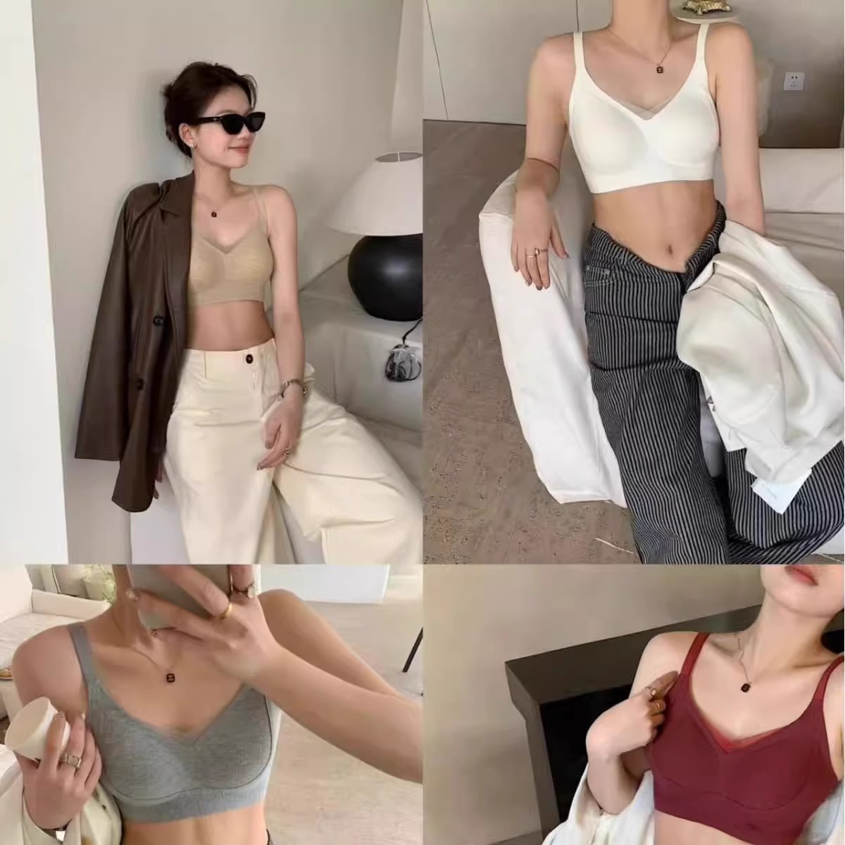 CelnoKlarv【礼盒+手提礼袋】微磨毛提拉暖肌内衣聚拢文胸Z3