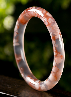 手镯时尚优雅女玛瑙一物一图首饰