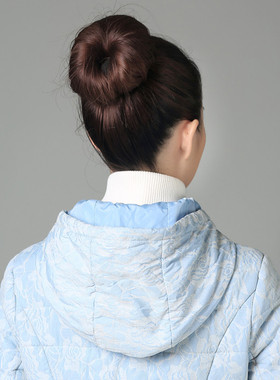 冬季纯棉针织羽绒服防脏假领子