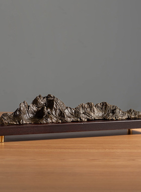 万里江山图故宫艺术品笔架摆件