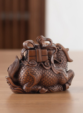 古铜官家居礼品客厅酒柜麒麟摆件