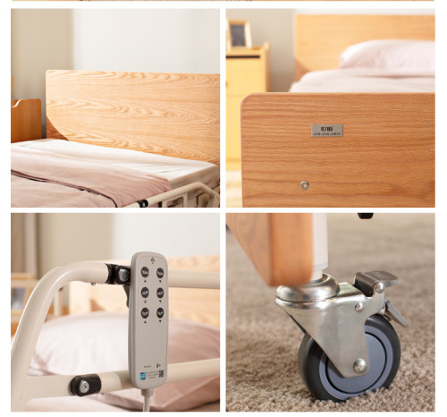 世道智能护理床家用多功能加宽老人电动床单人病床家庭康复升降床 - 图1