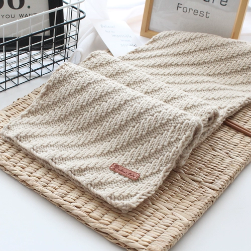 乐织 Плетеный шарф ручной работы, набор материалов для влюбленных, DIY