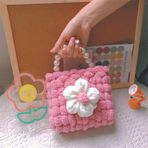 Барсетка, вязаная сумка ручной работы, набор материалов, «сделай сам», подарок на день рождения