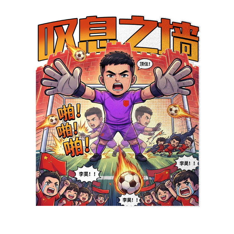 U23亚洲杯中国队国足李昊2026足球迷爱国反光电动车汽车贴纸装饰,淘宝优惠券,粉丝福利购,淘宝优惠卷