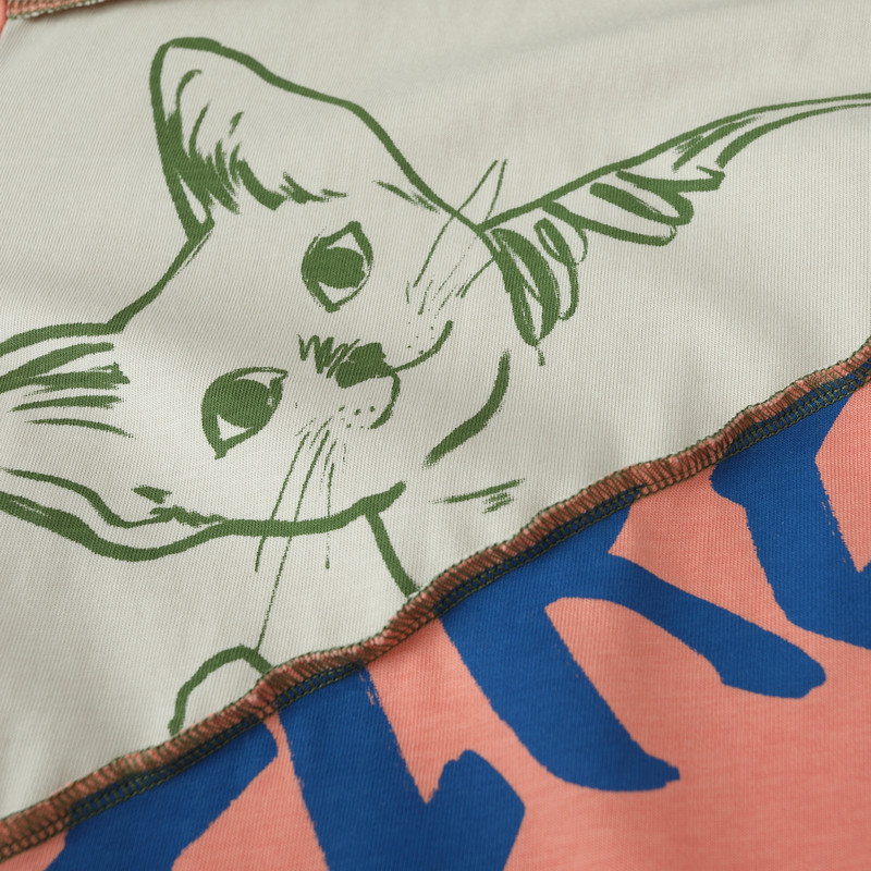 MOVEUP幻走2025春季新款.FUN系列纯棉罗纹圆领短款打底长袖T恤女 - 图2