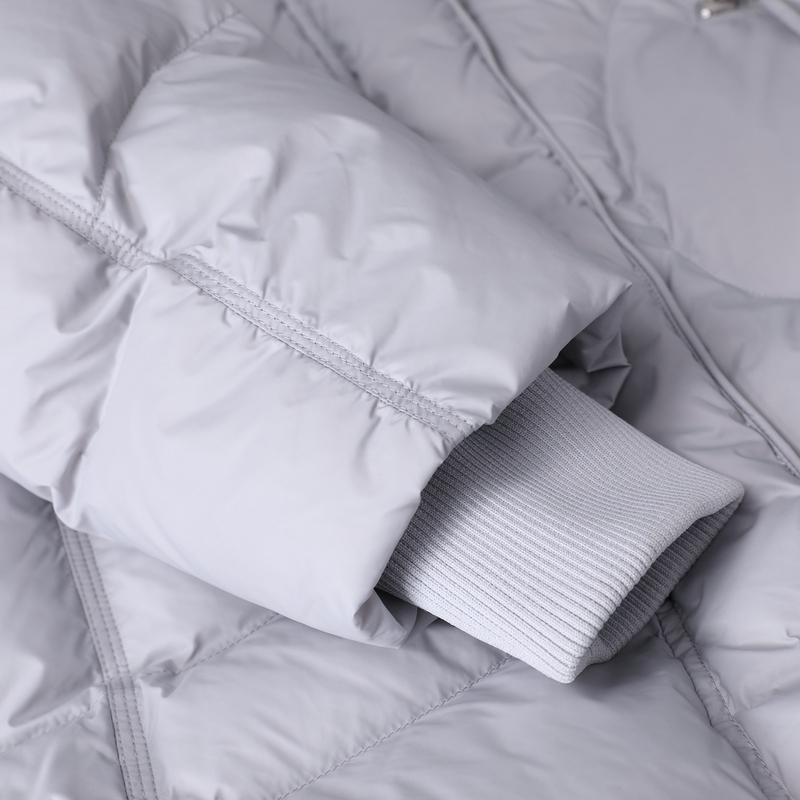 MOVEUP幻走2025冬季新款.FUN系列三防连帽罗纹袖鸭绒长款羽绒服 - 图2