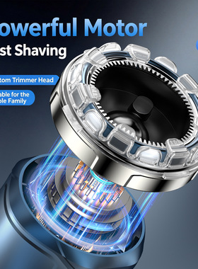 Buzz Cut Hair Trimmer,Full Body Washable,LED Display For Men