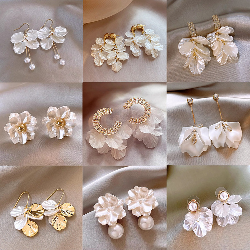 新款贝壳纹理锆石流苏耳环小众设计轻奢高级感耳环气质时尚耳饰品,淘宝优惠券,粉丝福利购,淘宝优惠卷