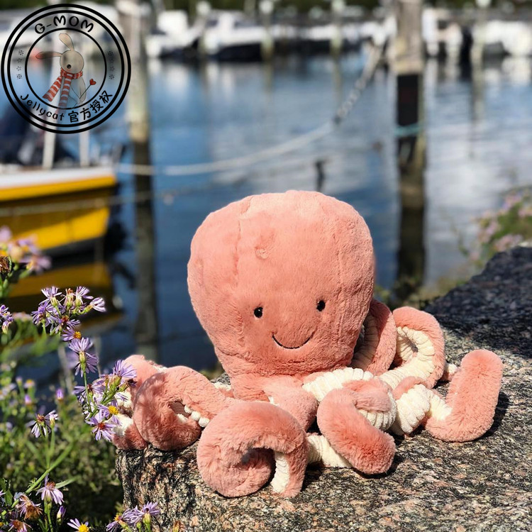 英国Jellycat Odell  Maya Octopus奥德尔奥德赛 玛雅章鱼 八爪鱼 - 图0