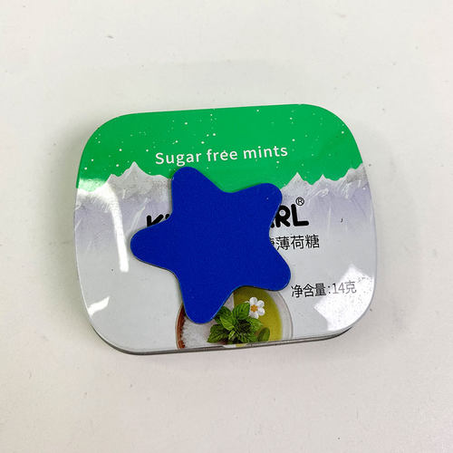 圆角五角星冰箱贴创意磁力磁贴教具五角星磁铁贴磁性扣教学白板贴 - 图2