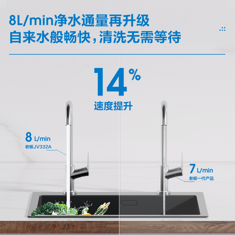 老板加热一体机直饮机家用+管线机 老板净水器