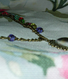 唱K小魚仙時光寶石項链