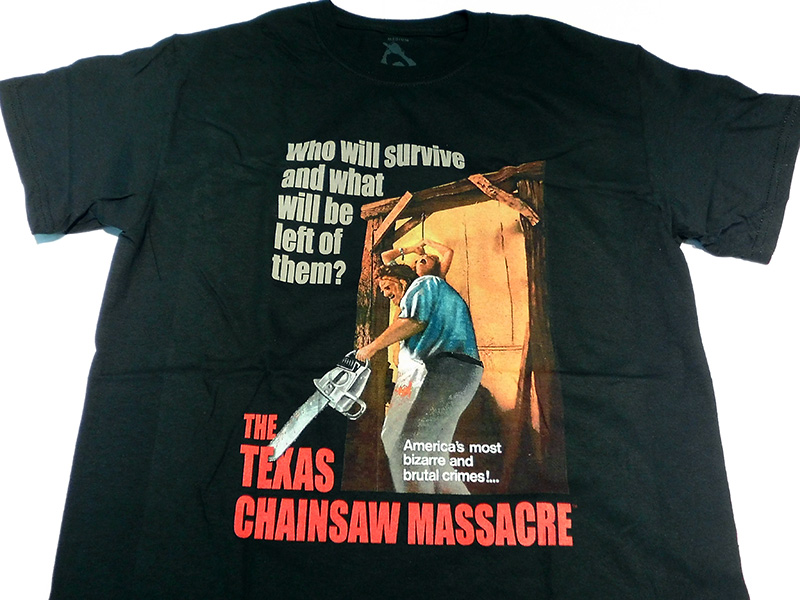 現貨TEXAS CHAINSAW MASSACRE 德州电锯杀人狂美国官方电影T恤Tee - 图1