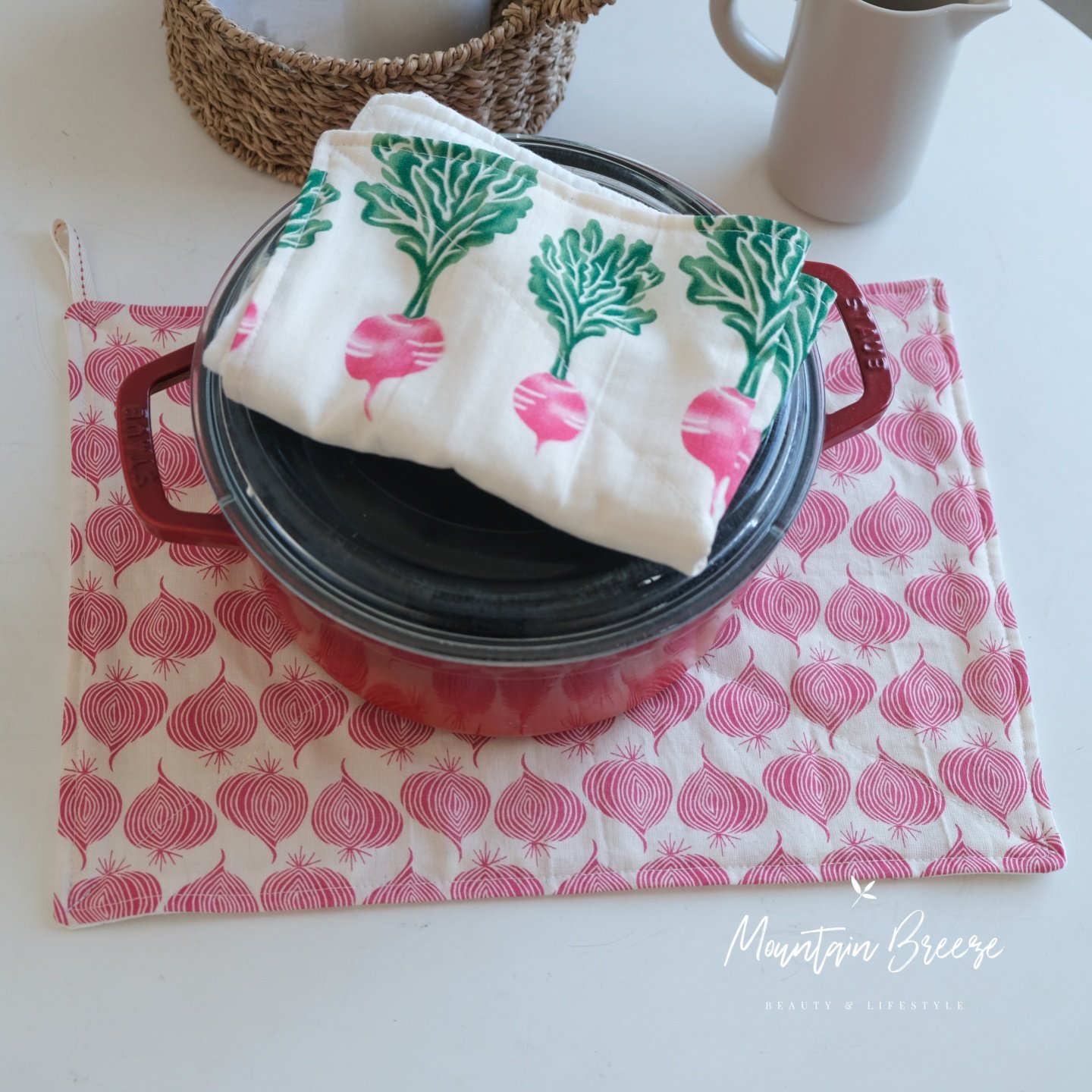 韩国进口纯棉餐垫蔬果餐巾ins风擦手巾吸水厨房清洁抹布桌垫盖布,淘宝优惠券,粉丝福利购,淘宝优惠卷