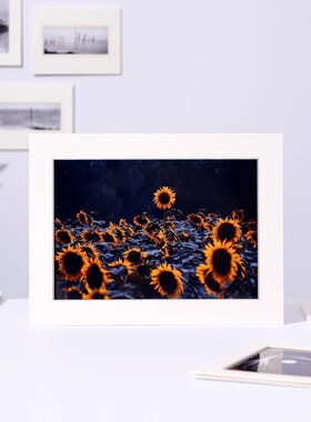 无酸卡纸相框摆台 文旅宣传画展画框博物馆摄影美术作品展览相框